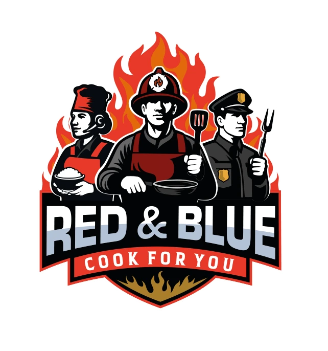 Website Logo-3 Red & Blue Cook For You Logo
